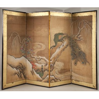 large-handpainted-japanese-screen