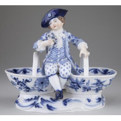 meissen-figural-double-salt-cellar