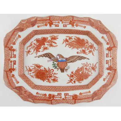chinese-export-orange-fitzhugh-pattern-platter