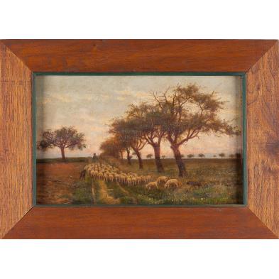 eugene-lambert-fr-1824-1903-sheep-at-dusk