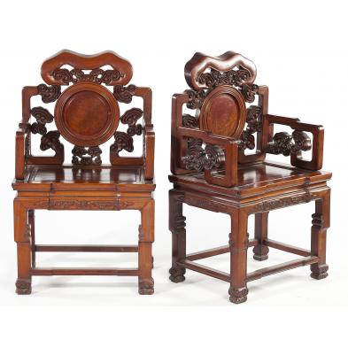 pair-of-chinese-hardwood-throne-chairs