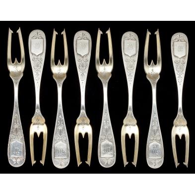 set-of-eight-duhme-co-coin-silver-forks