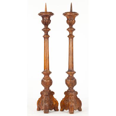 pair-of-continental-baroque-style-pricket-sticks