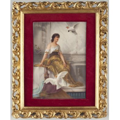 german-painting-on-porcelain-plaque