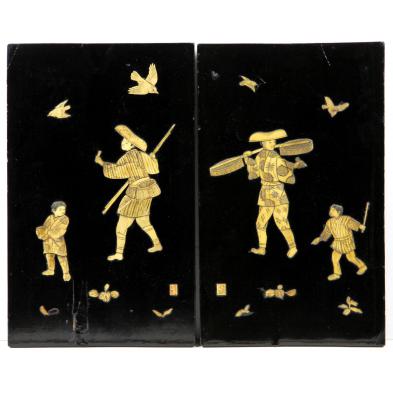 pair-of-asian-lacquered-and-inlaid-plaques