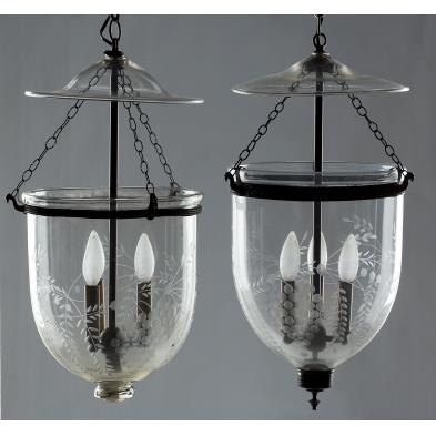 two-hanging-bell-candle-lamps