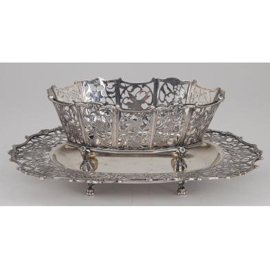 dutch-silver-sweetmeat-basket-with-tray