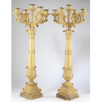 pair-of-swedish-gilt-bronze-candelabra