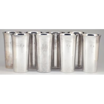 set-of-eight-sterling-silver-tumblers-by-randahl