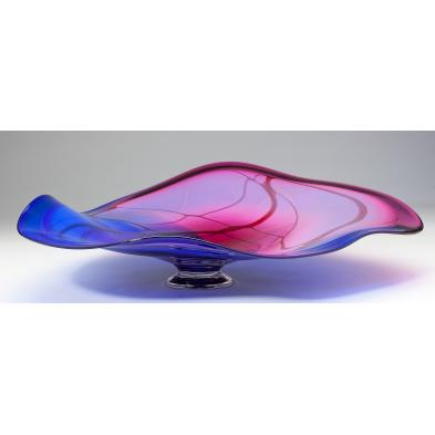 dennis-k-mullen-art-glass-serpentine-platter