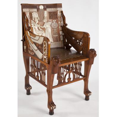 egyptian-revival-king-tut-arm-chair