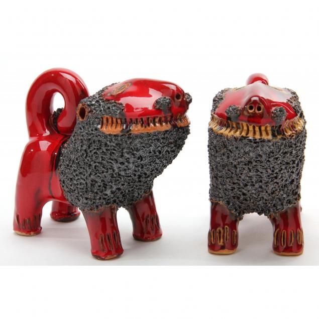 nc-folk-pottery-pair-of-lions-billy-ray-hussey