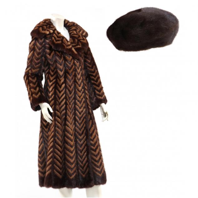 unusual-chevron-pattern-mink-full-length-coat