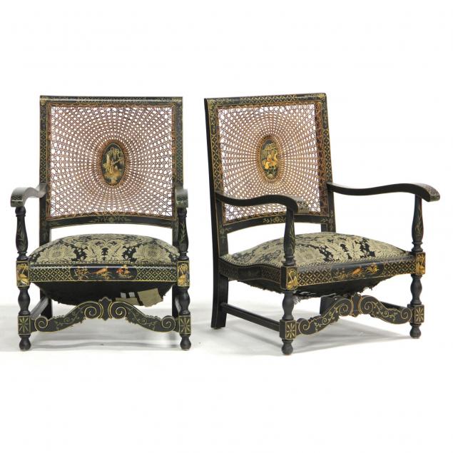 pair-of-chinoiserie-decorated-cane-back-arm-chairs
