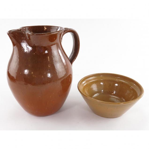 two-pieces-of-jugtown-pottery