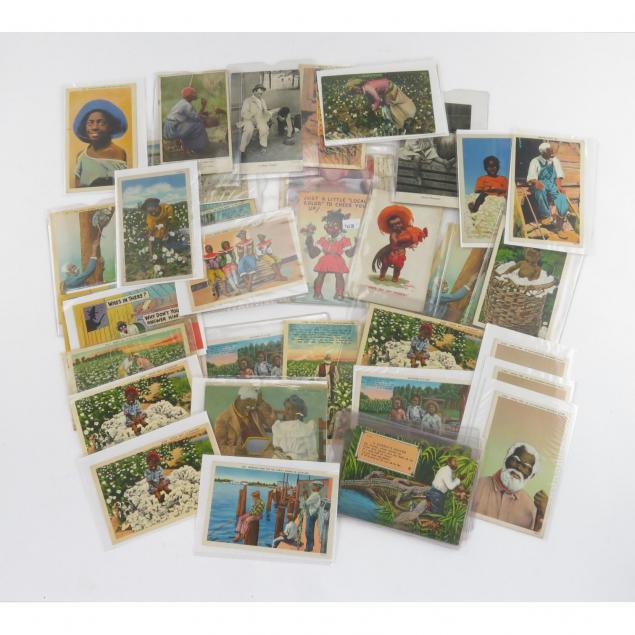 group-of-vintage-black-americana-post-cards