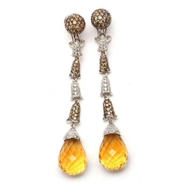 pair-of-diamond-and-citrine-pendant-earrings-adler
