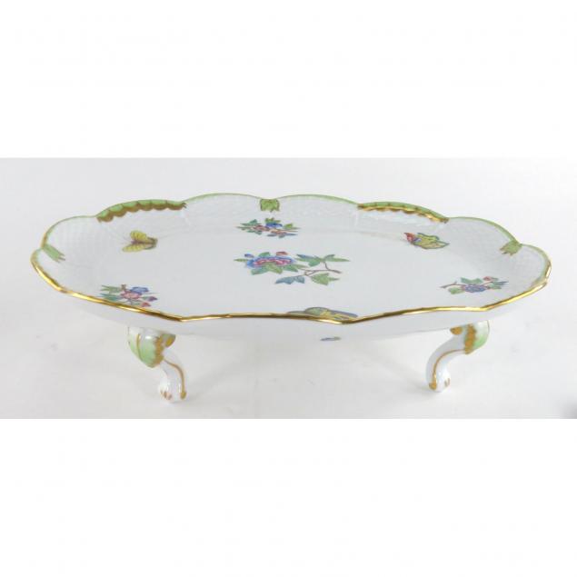 herend-queen-victoria-footed-platter