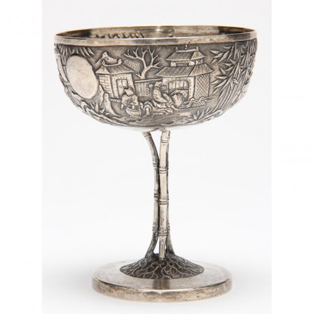 chinese-export-silver-champagne-coupe