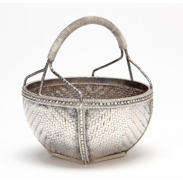 miniature-silver-woven-basket