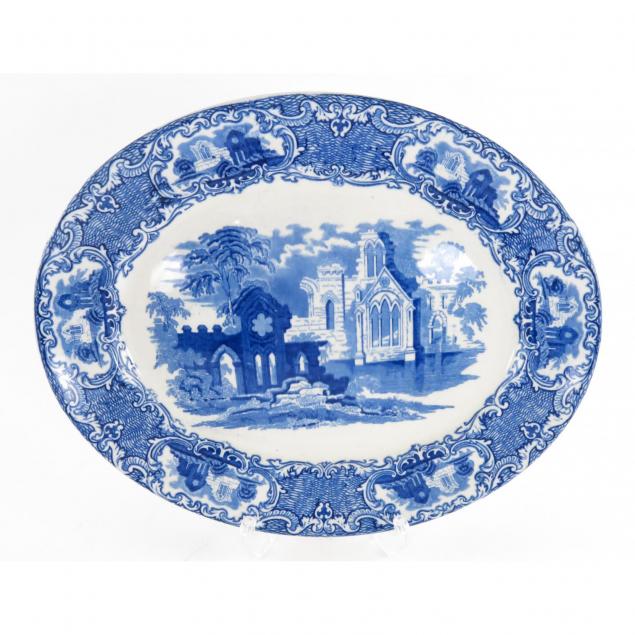 blue-transferware-platter