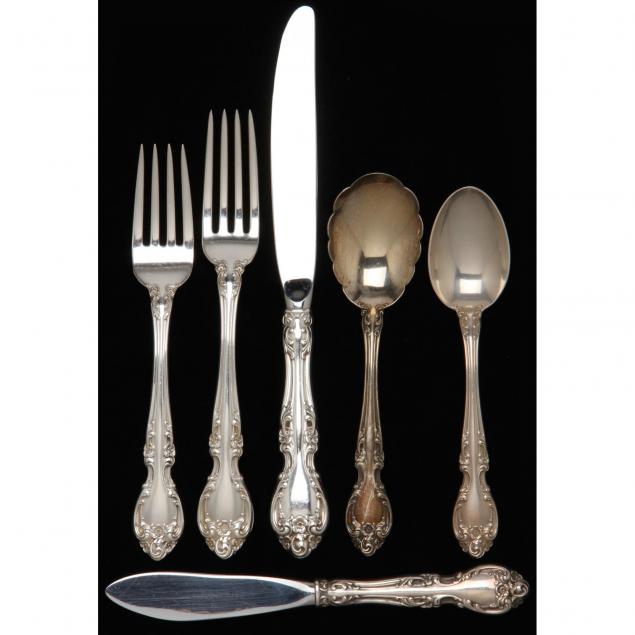 gorham-melrose-sterling-silver-flatware-service