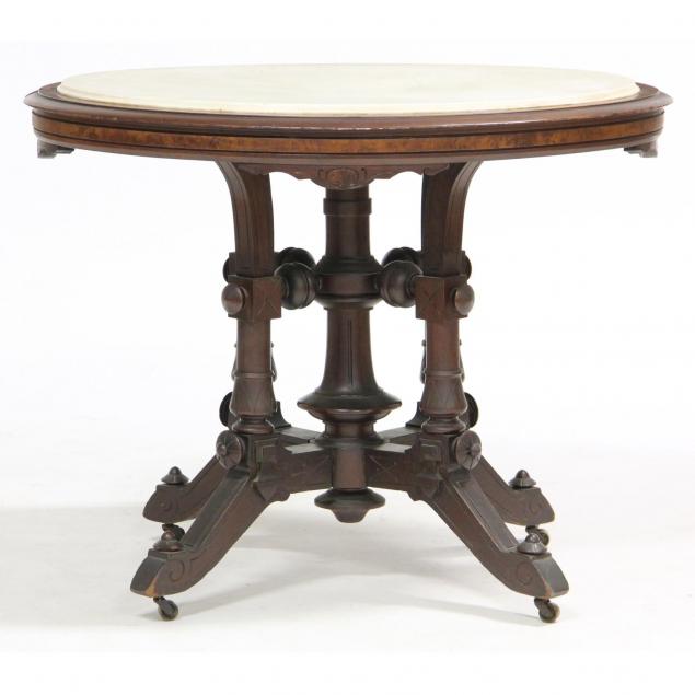 renaissance-revival-marble-top-parlour-table