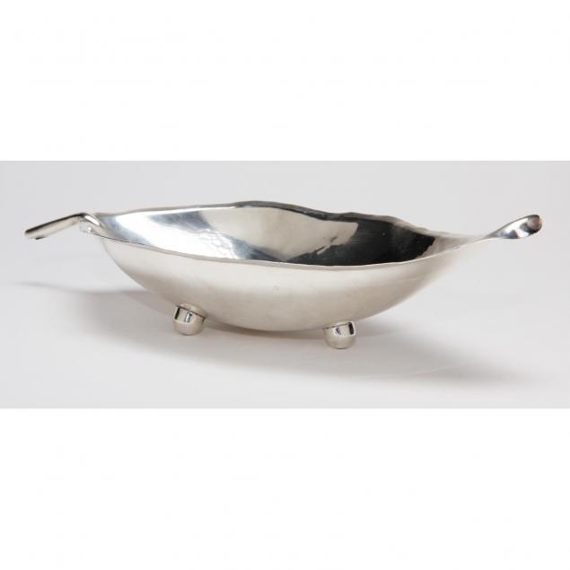 sterling-silver-tobacco-leaf-dish-by-alfredo-sciarrotta