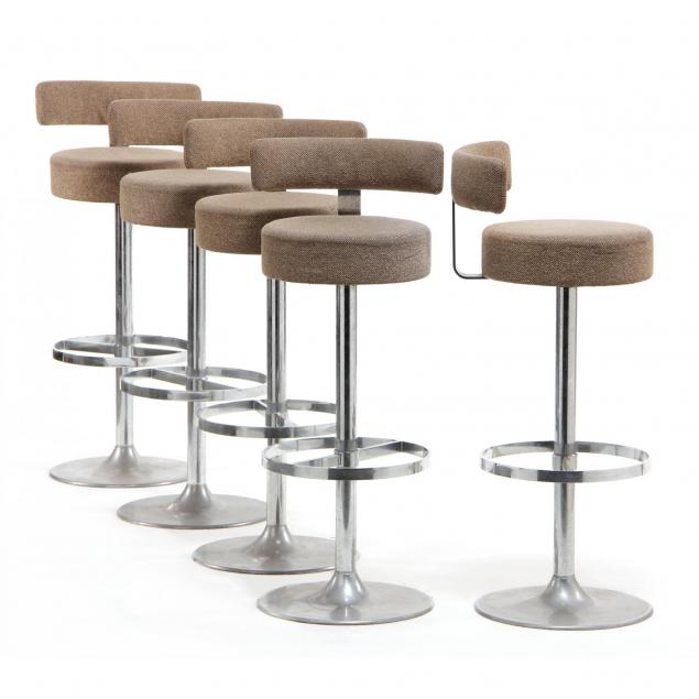 set-of-five-modernist-bar-stools