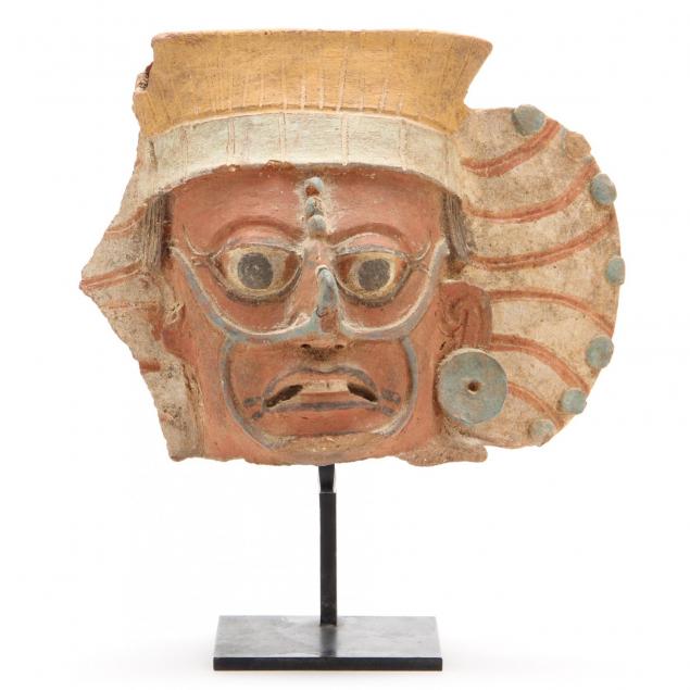 pre-columbian-heavily-painted-head-of-a-mayan-warrior
