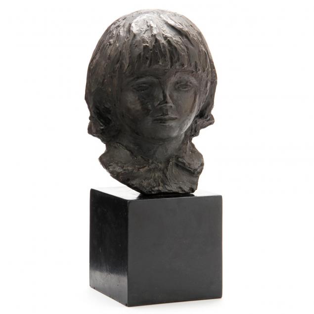 faux-bronze-head-of-a-young-boy