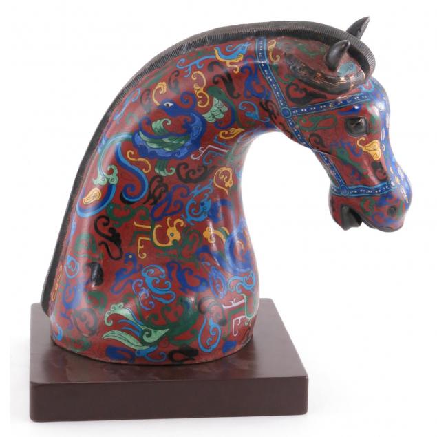 large-cloisonne-model-of-a-horse-head