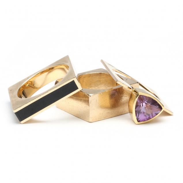 three-yellow-gold-modernist-stack-rings-marraccini