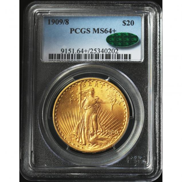 1909-8-20-st-gaudens-gold-double-eagle-pcgs-ms64-cac