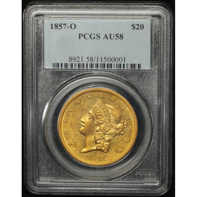 1857-o-20-gold-pcgs-au58