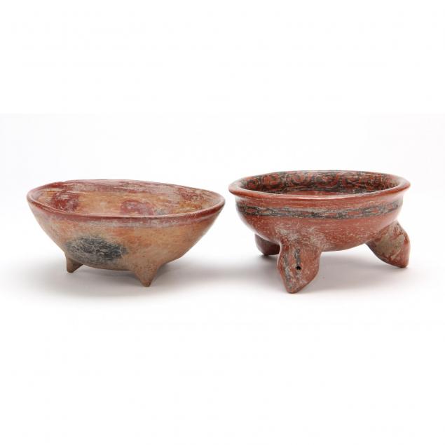 two-pre-columbian-tripod-bowls-mexico