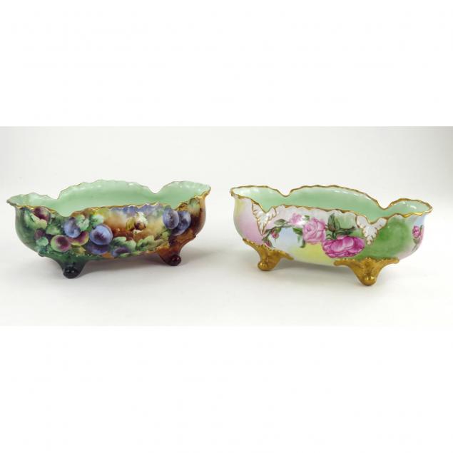 two-german-handpainted-porcelain-centerpieces