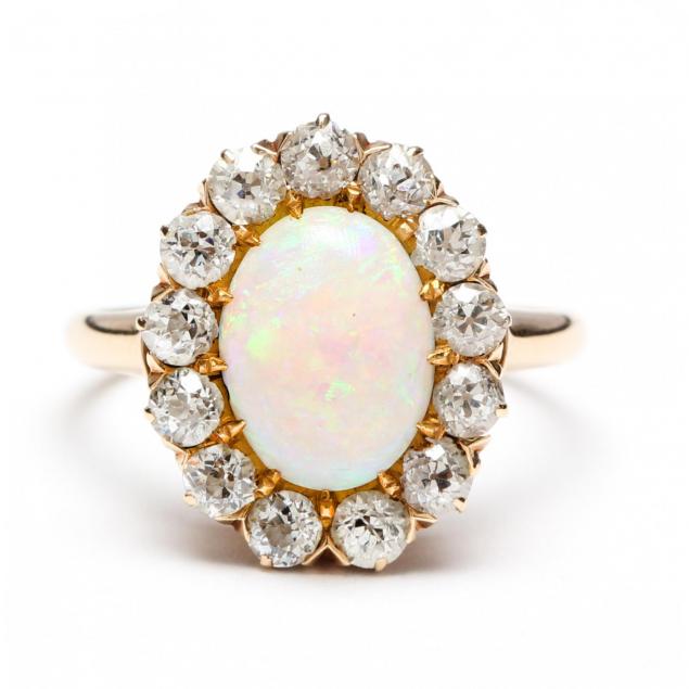 Antique Opal and Diamond Ring (Lot 63 - The Fall Catalogue AuctionSep 9 ...