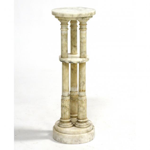 italian-classical-style-two-tier-marble-pedestal