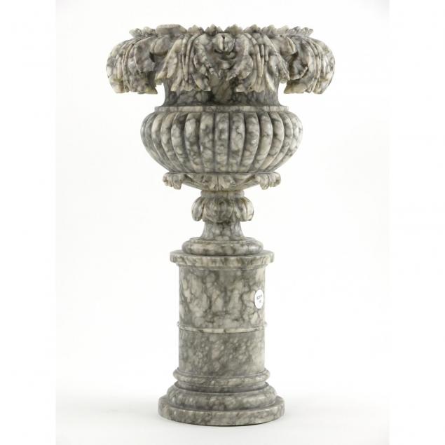 carved-marble-mantle-urn