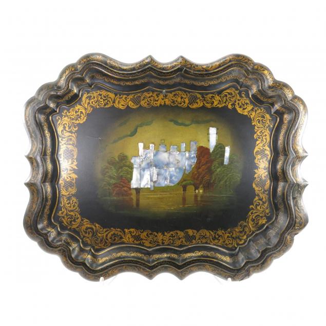 antique-mother-of-pearl-inlaid-mache-tray
