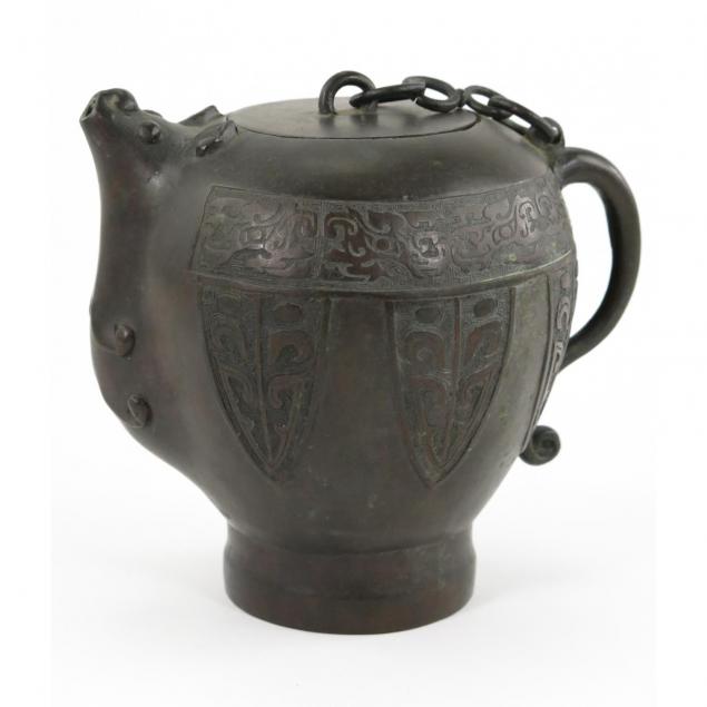 chinese-bronze-teapot