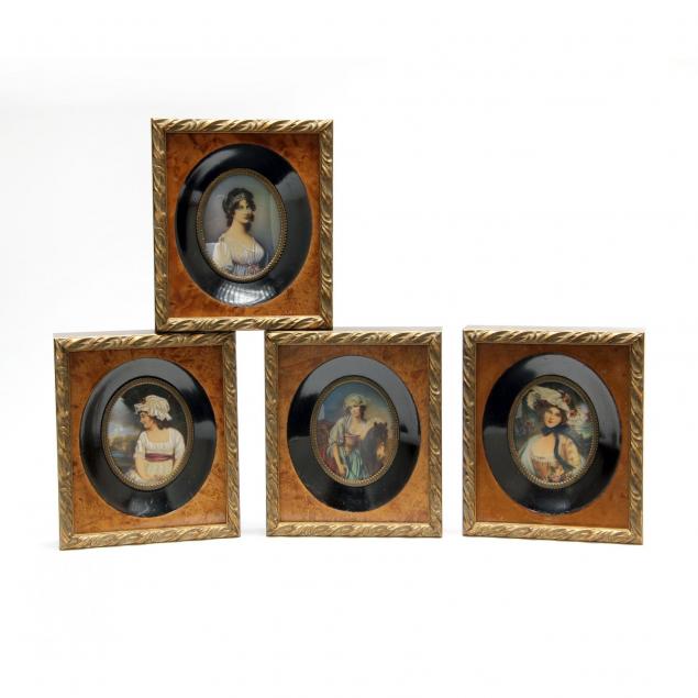 set-of-four-painted-portrait-miniatures