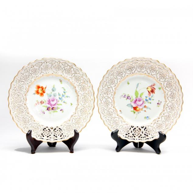 pair-of-dresden-reticulated-porcelain-plates