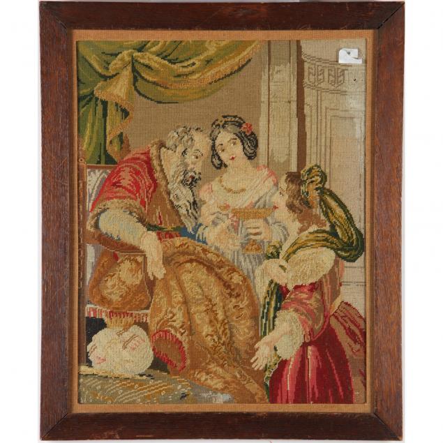 antique-english-needlework-picture