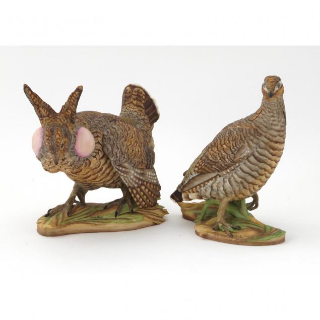 boehm-porcelain-pair-of-lesser-prairie-chickens