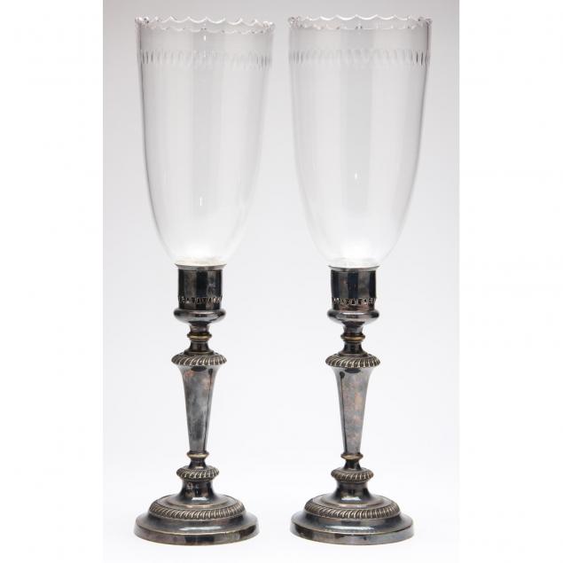pair-of-19th-century-silverplate-hurricane-lamps