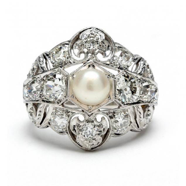 art-deco-platinum-diamond-and-pearl-ring