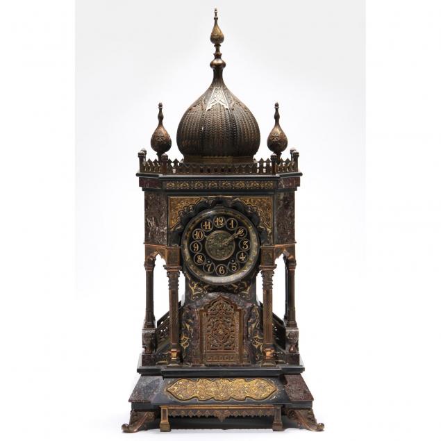 rare-moorish-revival-mantel-clock-tiffany-co