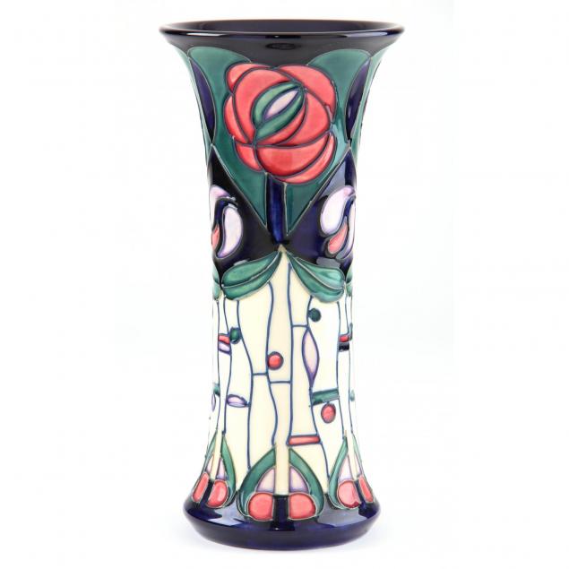 moorcroft-flared-rim-vase-tribute-to-charles-rennie-mackintosh